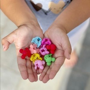 Mickey Claw Clips, Tiny Mickey Claw Clips, Mini Mickey Claw Clips